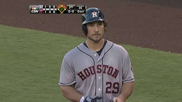 HOU@LAA: Wallace ties game at 1 with an RBI single