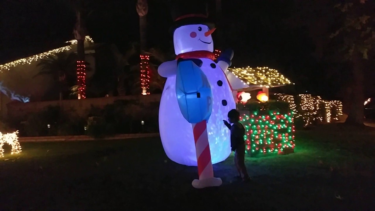 Brea neighborhood Xmas lights YouTube