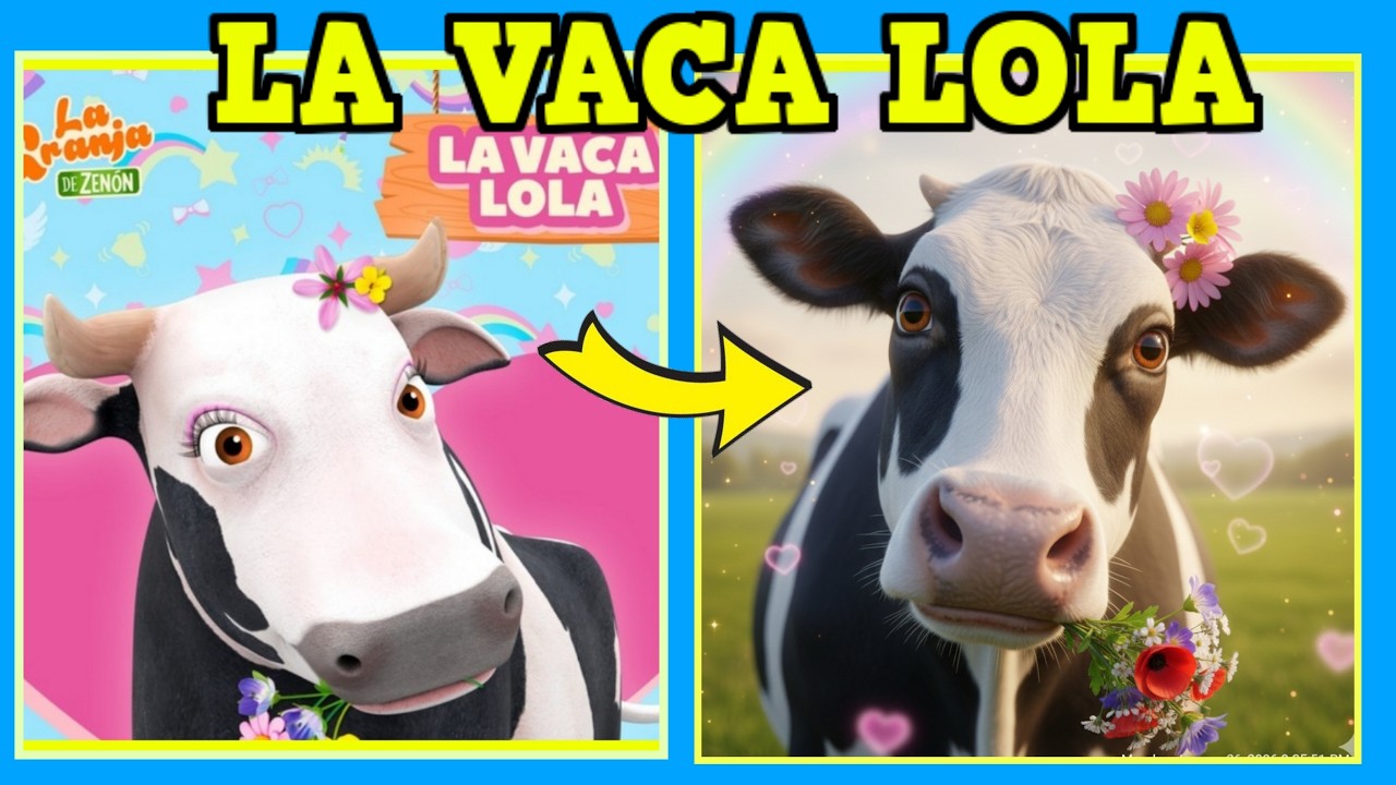 La Granja de Zenón en la Vida Real 🐷🎶 | Adivina la Canción, La Vaca Lola 🐄, El pollito pio 🐣