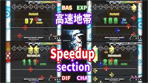 【加速地帯まとめ】 REVOLUTIONARY ADDICT [DOUBLE] Speedup (DDR X3)