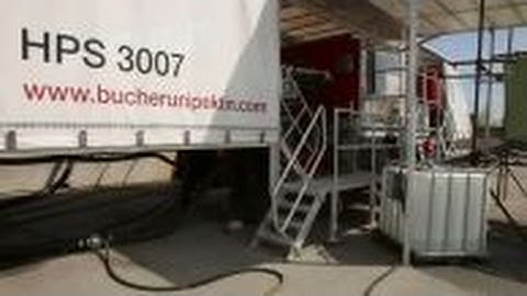 Sludge Dewatering Demo Trailer HPS 3007