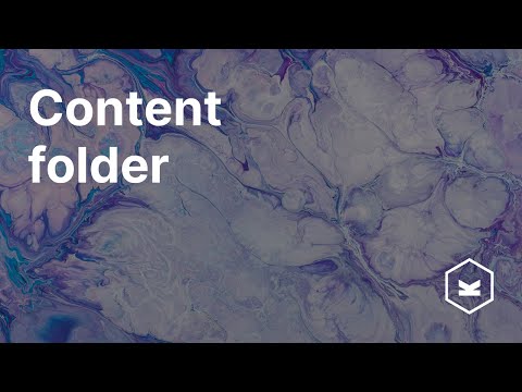 The content folder
