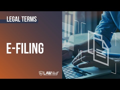 Legal Term: E-filing