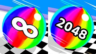 TIKTOK GAMEPLAY VIDEO 2023 - SATISFYING MOBILE GAME MAX LEVELS:BALL RUN 2048: MERGE NUMBER#part2
