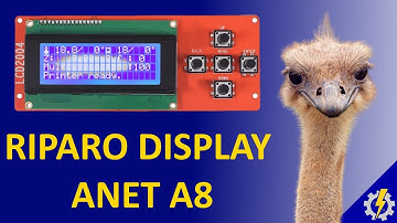 RIPARAZIONE DISPLAY LCD STAMPANTE 3D Anet A8 -regolazione contrasto-