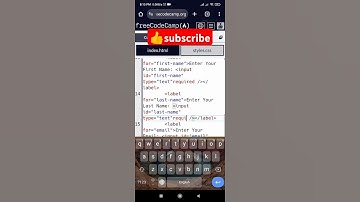 Build a Responsive Form –21 FreeCodeCamp Solution & Full Explanation #HTML #WebDevelopment