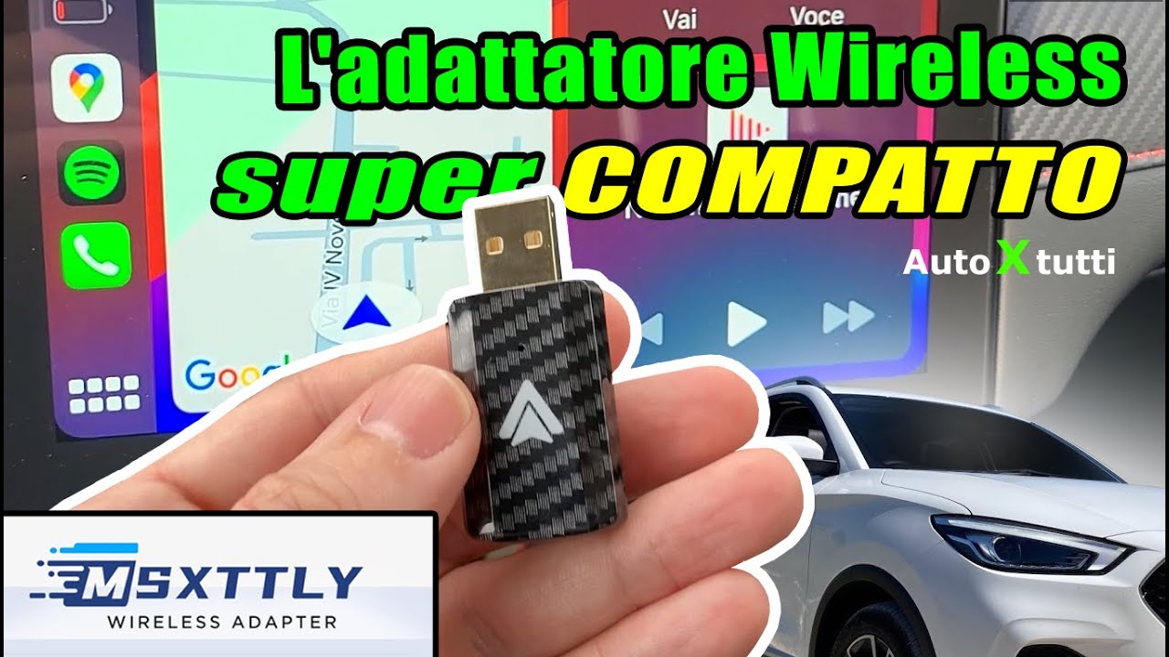 Adattatore Android Auto/Apple Carplay USB - Controllo Vocale Per Auto - Foto 3