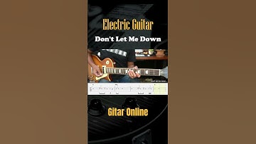 Thumbnail of Don't Let Me Down - The Beatles - Guitar Instrumental Cover + Tab  #guitar