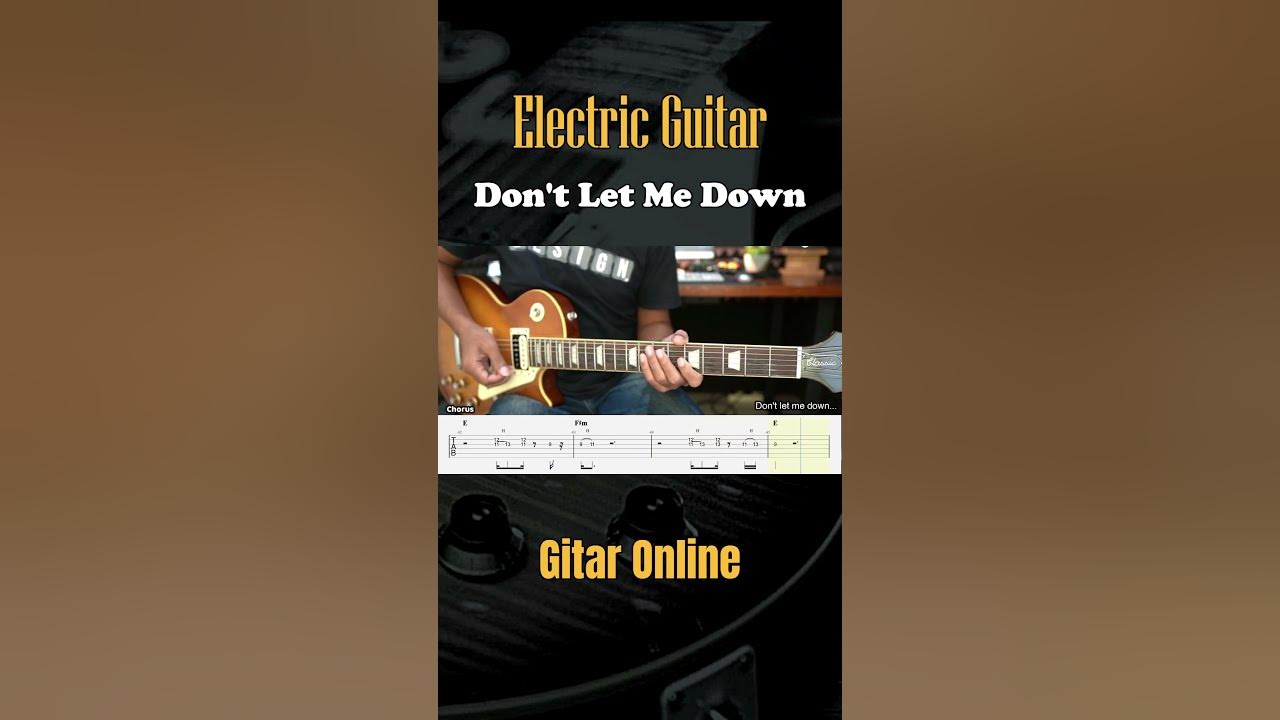 Don't Let Me Down - The Beatles - Guitar Instrumental Cover + Tab  #guitar