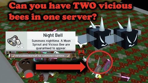 Can you have TWO vicious bees in one server Bee Swarm Simulator