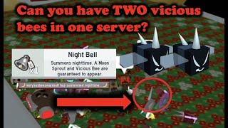 Can you have TWO vicious bees in one server Bee Swarm Simulator