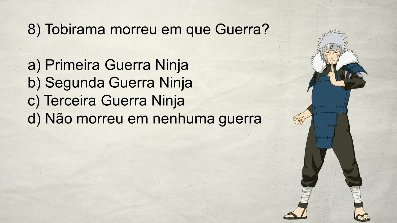 Perguntas Do Anime Naruto (Dificil)