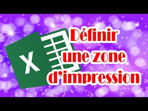 Vidéo: Comment Définir La Zone D'impression