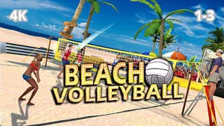 4K 🎮 Beach Volleyball 3D - Android Games (Words Mobile - 2017) 1-3 screenshot 4