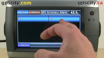 Marine Alarm Settings in the Garmin GPSMap 720S with GPS City
