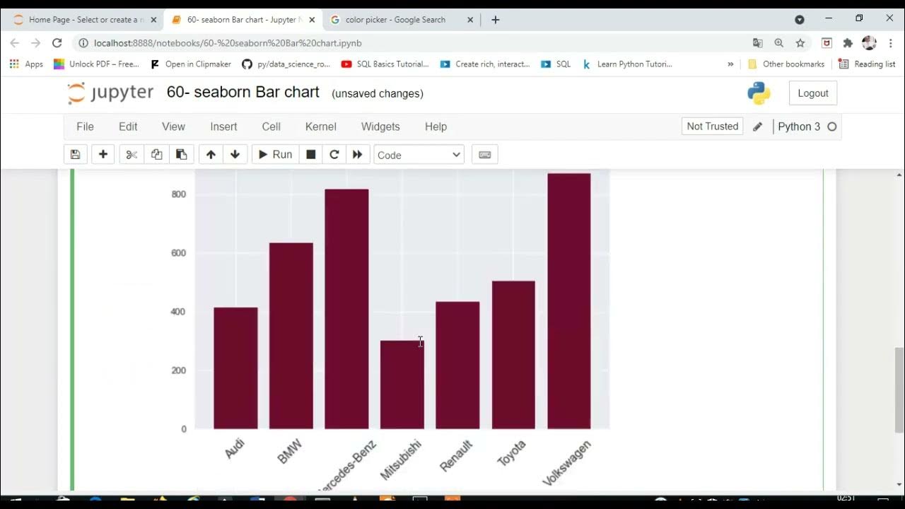 65- seaborn Bar chart - YouTube