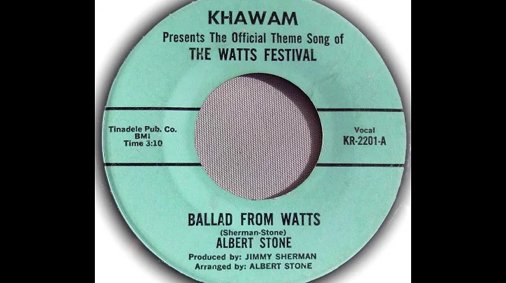 Albert Stone - Ballad From Watts