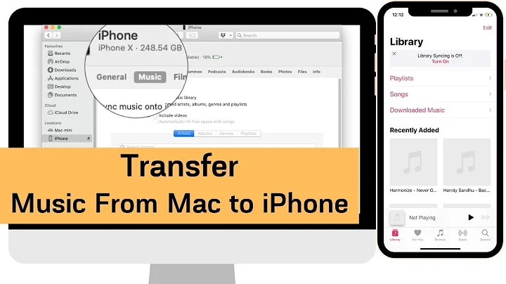 Transfer Music From Mac to iPhone On macOS Big Sur, Catalina or Later: Using Music App
