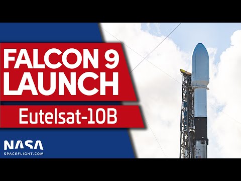 SpaceX Falcon 9 Launches Eutelsat-10B Satellite