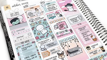 Plan With Me: Halloween Week~ (ft. Erin Condren Planner)