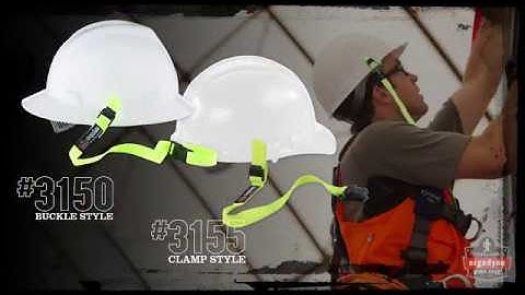 How to Connect an Ergodyne Hard Hat Lanyard to Keep You Safe - 3150/3155