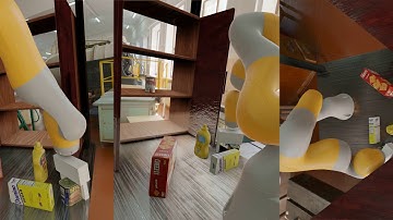 Manipulation Station (teleoperated stowing) with DOPE pose estimates