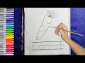 C for Carrot 🥕 - A to Z Alphabets Series For Kids