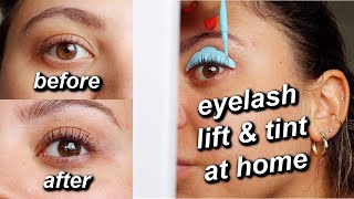 HOW TO DO A LASH LIFT AND TINT AT HOME | STEP BY STEP TUTORIAL USING AMAZON KIT screenshot 1