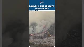 ‘Causing a Stink!’ Huge Galuga Landfill Blaze Chokes Nearby Residents as Firefighters Fight Flames