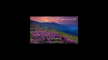 تلاوة فاقت الوصف من سورة النازعات✨
