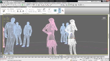 Tips & Tricks Autodesk 3ds Max Design 2014: Populate tips #5:Creating character snapshot