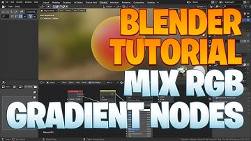 Blender beginner series No. 146 - Gradient with MixRGB and Layer Weight nodes