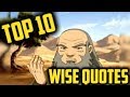 Top 10 Wise Quotes from Avatar: The Last Airbender