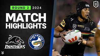 NRL 2024 | Panthers v Eels | Match Highlights