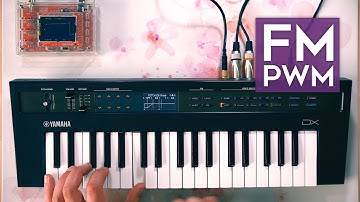 How to "PWM" on an FM synthesizer (Reface DX)