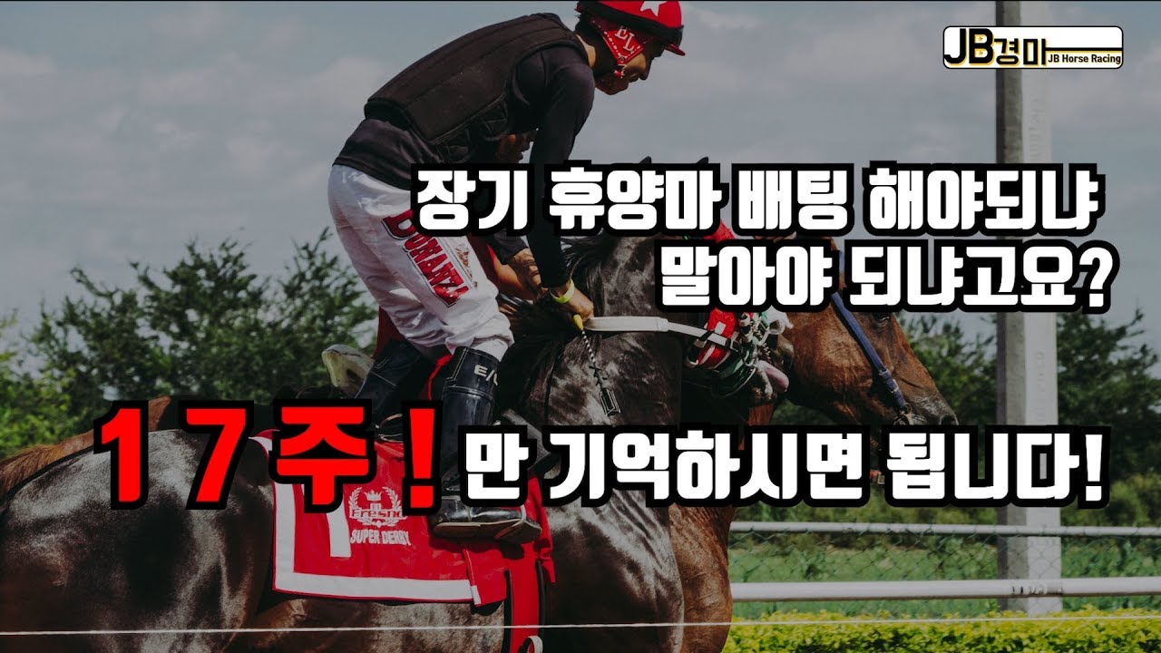 [JB경마] 장기 휴양마 배팅 해야 될까?  정답은 영상 속에!!