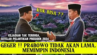 VIRAL❗KEJADIAN BESAR SETELAH PRABOWO GIBRAN DI LANTIK, TUMPAH D4R4H❓