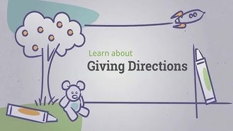 Giving Directions to Your Child
