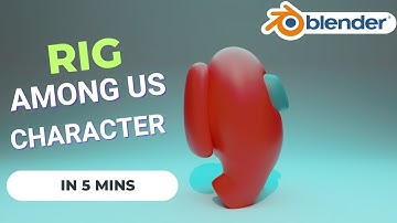 BLENDER TUTORIAL : Rig Among Us Character In 5 Minutes  (Part-2) || shiva