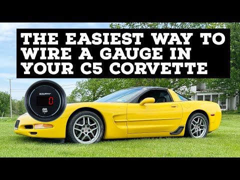 SIMPLE C5 CORVETTE GAUGE WIRING: Power Steering Temperature Gauge