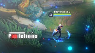 [DANDELIONS 💙] gusion velocity edit⚡ MOBILE LEGENDS BANG BANG💥💥 (MLBB) [GMV/EDIT] FREE PRESET🥰