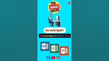 ✅ Shortcut Keys for Time and Date in MS Word. #msword #shortcutkeys #pc #computer #excel #exceltips