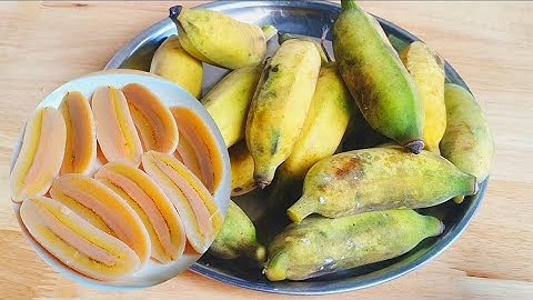Phát hiện ra cách luộc chuối không cần nước chuối dẻo ngọt hơn chuối sáp