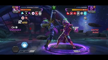 MCOC AW Baron Zemo vs. High Evolutionary on Node 49