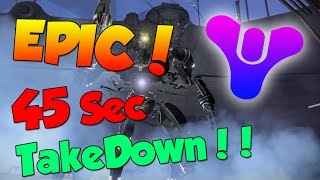 Destiny - Epic 45 Second Take-down !!! - Prison of Elders level 34 - Vex Gate Lord !!