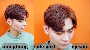 SIDE PART 7/3 VUỐT RỦ | Chia Sẻ CẮT - UỐN - ÉP SIDE | Tóc Nam Đẹp | Ng . Tuấn Barber 17