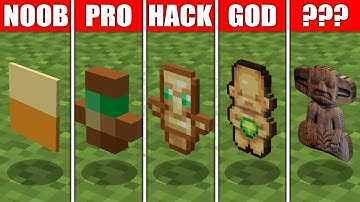 Textures (NOOB vs PRO vs HACKER) Totem in Minecraft