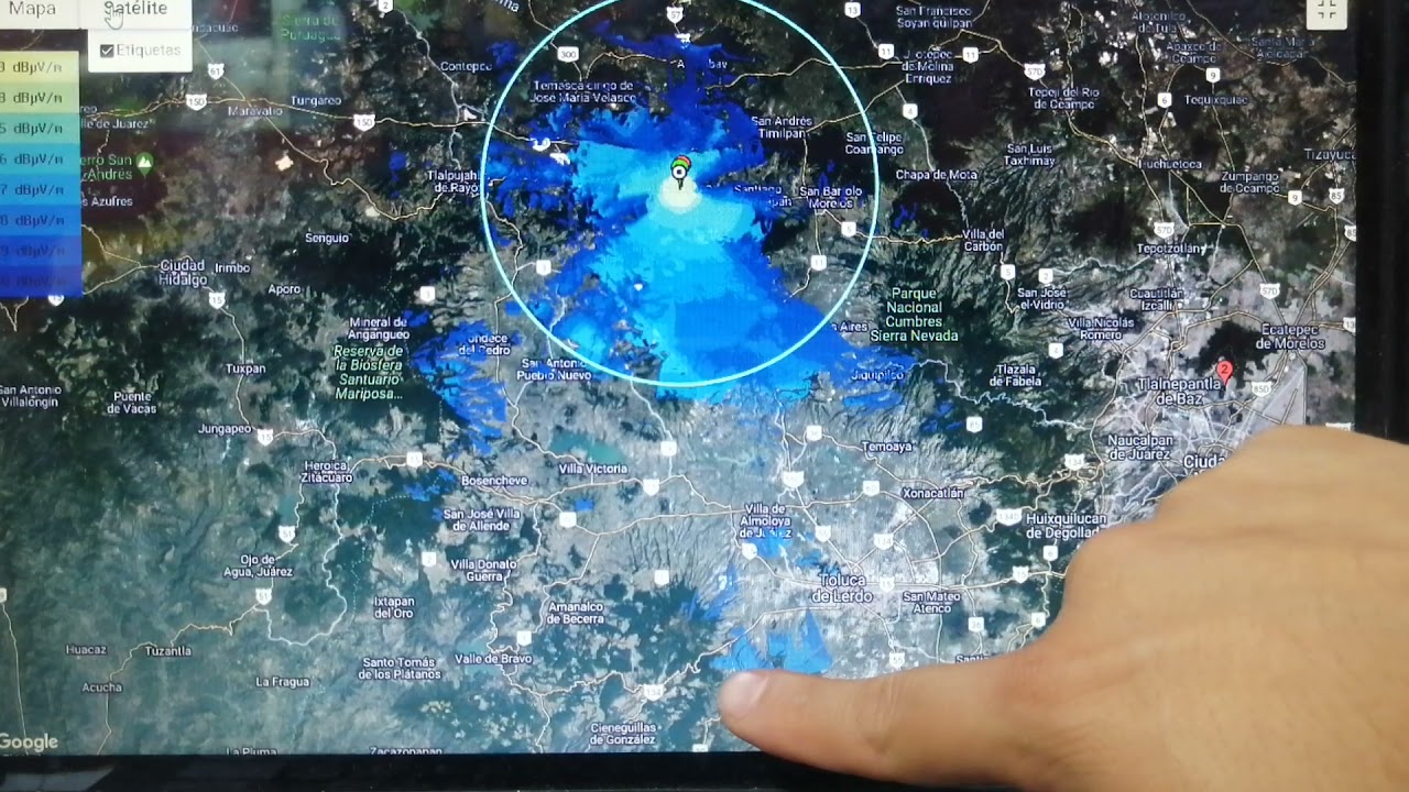 Cobertura de FM Broadcast real contra cobertura de calidad de acuerdo a la norma