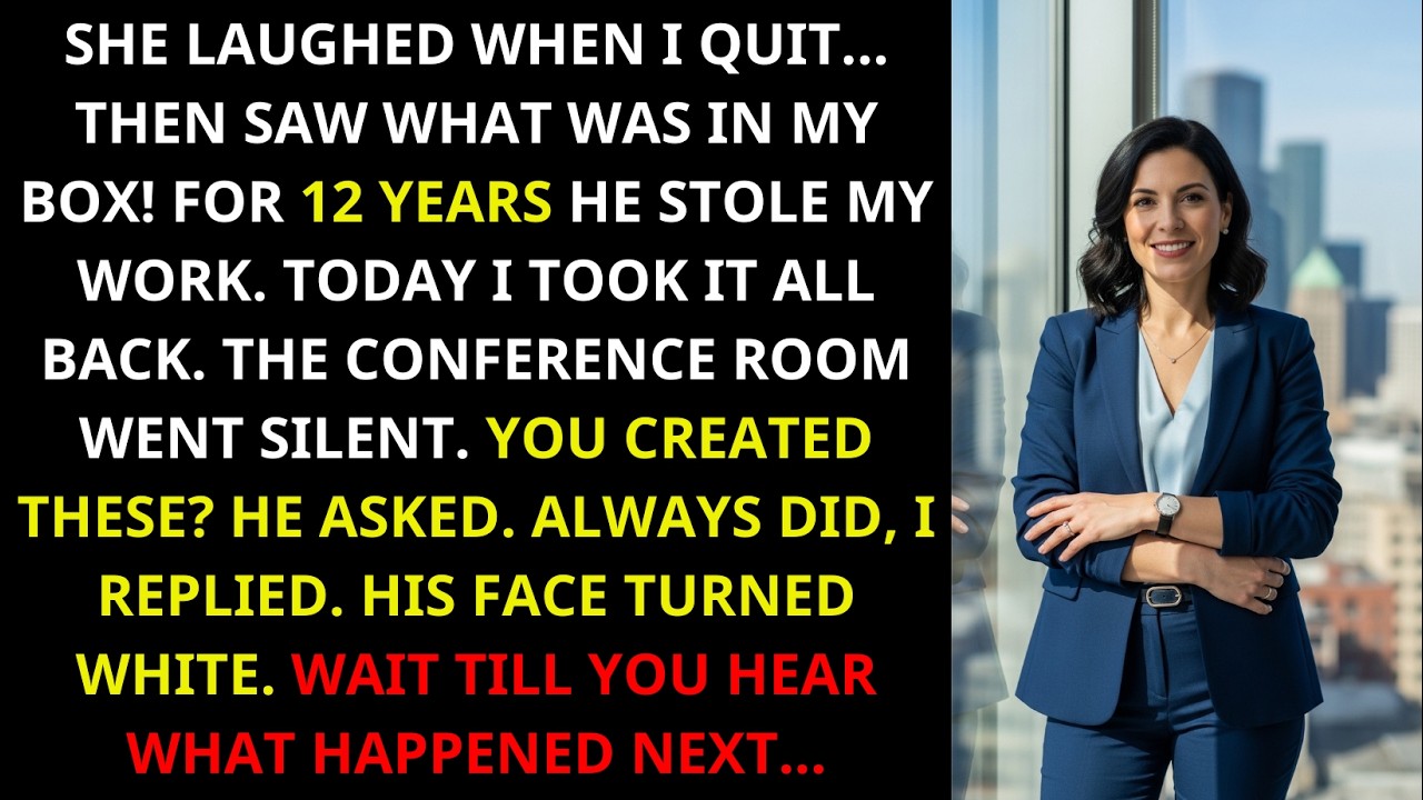 VP Laughed When I Submitted My Resignation — Then Saw What I Was Taking With Me