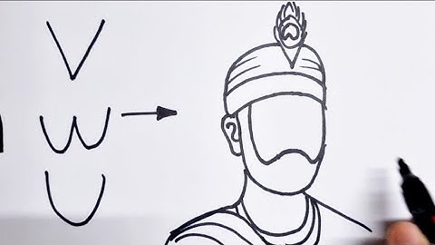 Kabirdas drawing || How to draw Sant Kabir Das Drawing